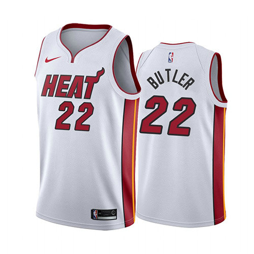 Camiseta baloncesto Jimmy Butler 22 Association 2018 Blanco Miami Heat Hombre