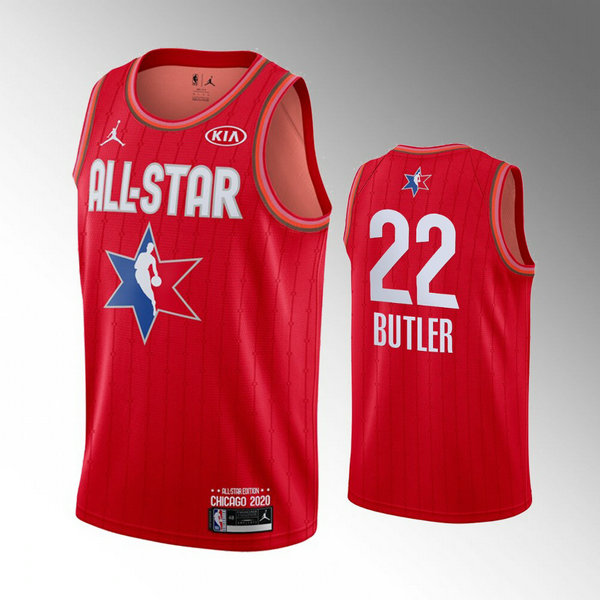 Camiseta baloncesto Jimmy Butler 22 Rojo All Star 2020 Nino