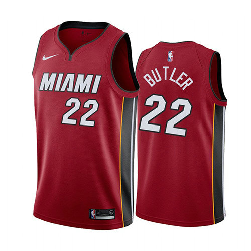Camiseta baloncesto Jimmy Butler 22 Statement 2018 Rojo Miami Heat Hombre