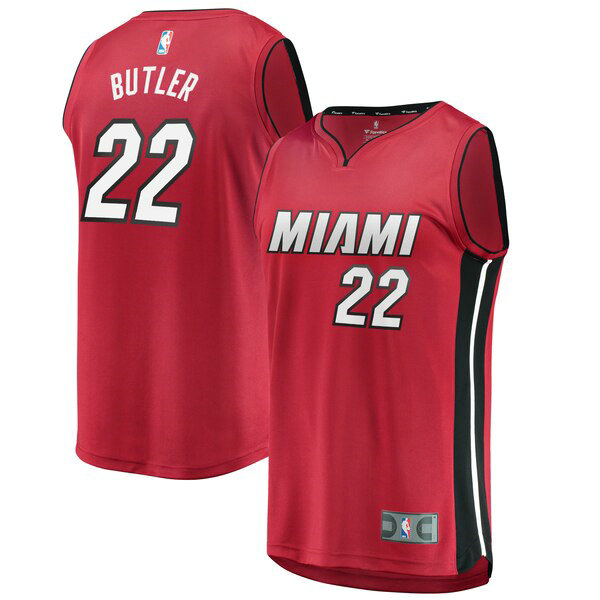 Camiseta baloncesto Jimmy Butler 22 Statement Edition Rojo Miami Heat Hombre