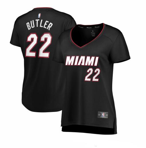 Camiseta baloncesto Jimmy Butler 22 icon edition Negro Miami Heat Mujer
