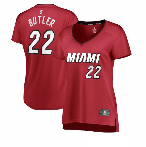 Camiseta baloncesto Jimmy Butler 22 statement edition Rojo Miami Heat Mujer