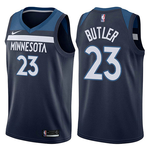 Camiseta baloncesto Jimmy Butler 23 2017-18 Azul Minnesota Timberwolves Hombre