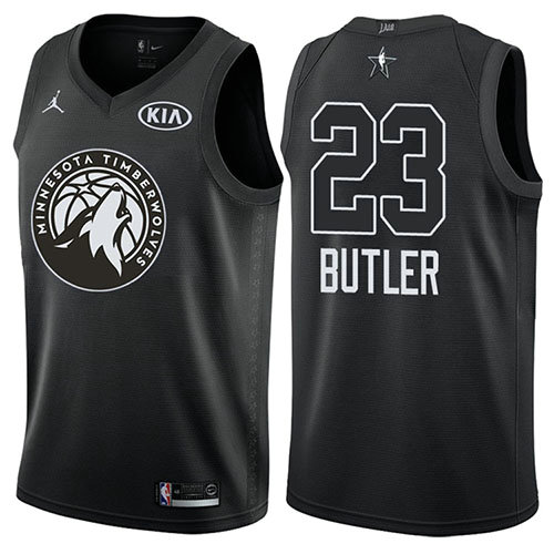 Camiseta baloncesto Jimmy Butler 23 Negro All Star 2018 Hombre