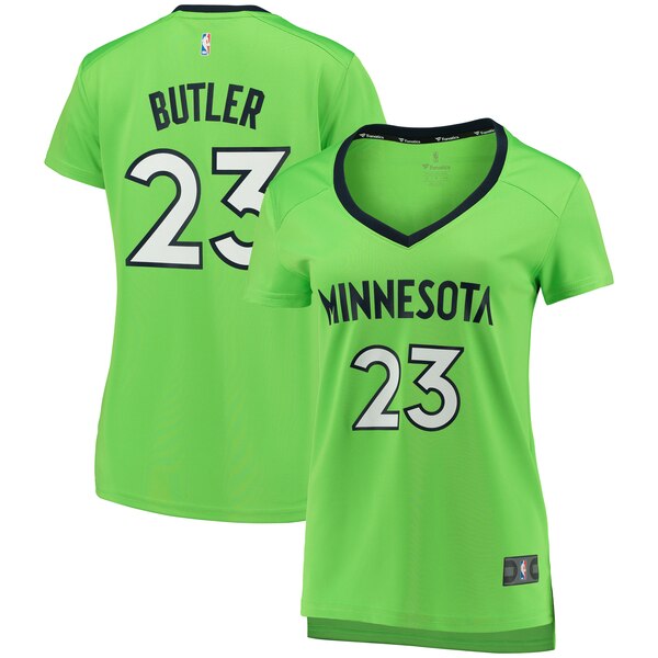Camiseta baloncesto Jimmy Butler 23 statement edition Verde Minnesota Timberwolves Mujer