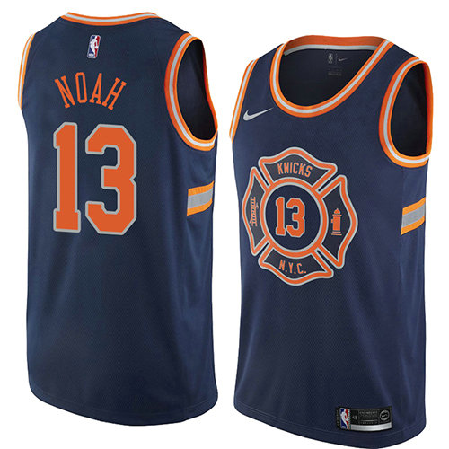 Camiseta baloncesto Joakim Noah 13 Ciudad 2018 Azul New York Knicks Hombre