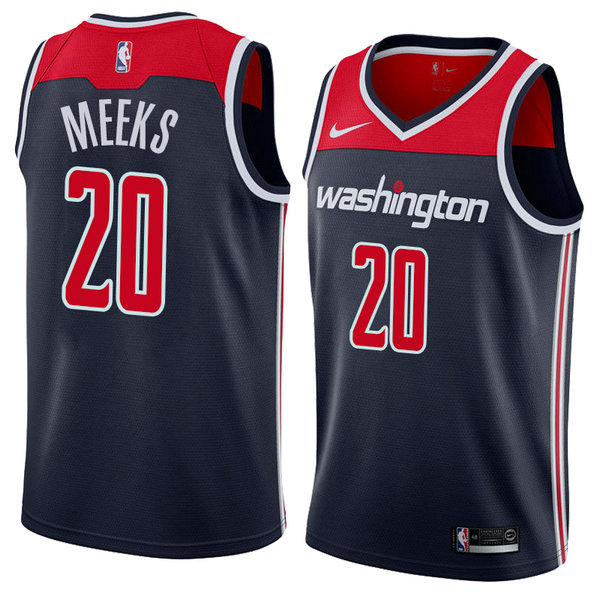 Camiseta baloncesto Jodie Meeks 20 Statement 2018 Negro Washington Wizards Hombre