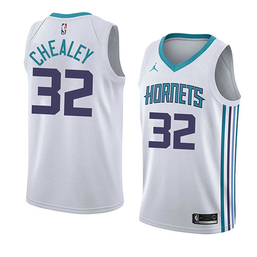 Camiseta baloncesto Joe Chealey 32 Association 2018 Blanco Charlotte Hornets Hombre