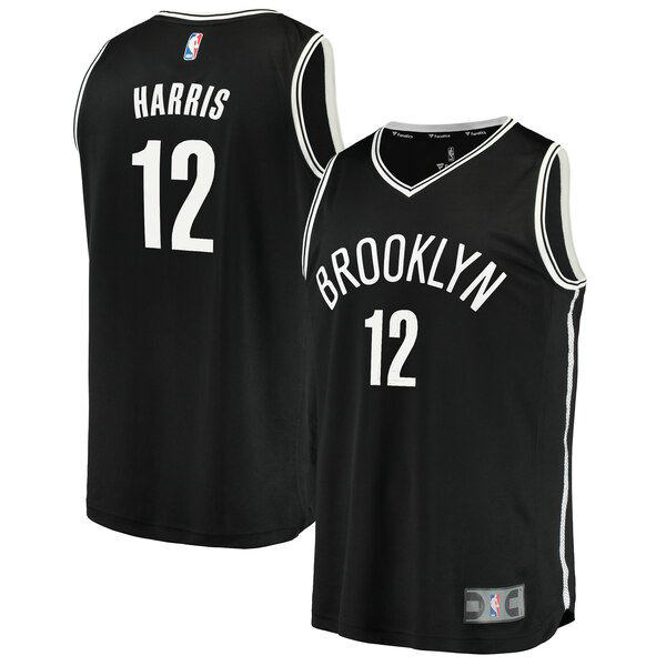 Camiseta baloncesto Joe Harris 12 2019 Negro Brooklyn Nets Hombre