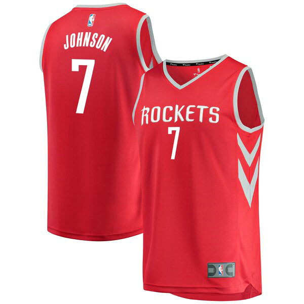 Camiseta baloncesto Joe Johnson 7 Icon Edition Rojo Houston Rockets Hombre