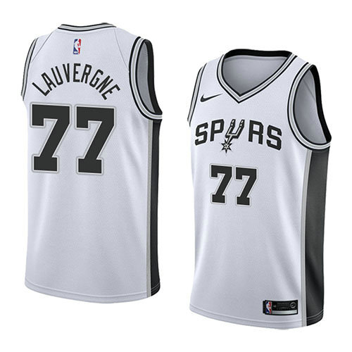 Camiseta baloncesto Joffrey Lauvergne 77 Association 2018 Blanco San Antonio Spurs Hombre