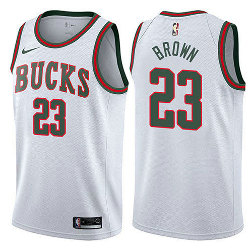 Camiseta baloncesto John Henson 23 Return To The Mecca Classic 2017-18 Blanco Milwaukee Bucks Hombre