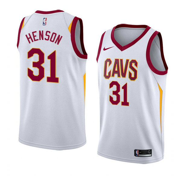 Camiseta baloncesto John Henson 31 Association 2018 Blanco Cleveland Cavaliers Hombre