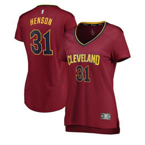 Camiseta baloncesto John Henson 31 icon edition Rojo Cleveland Cavaliers Mujer
