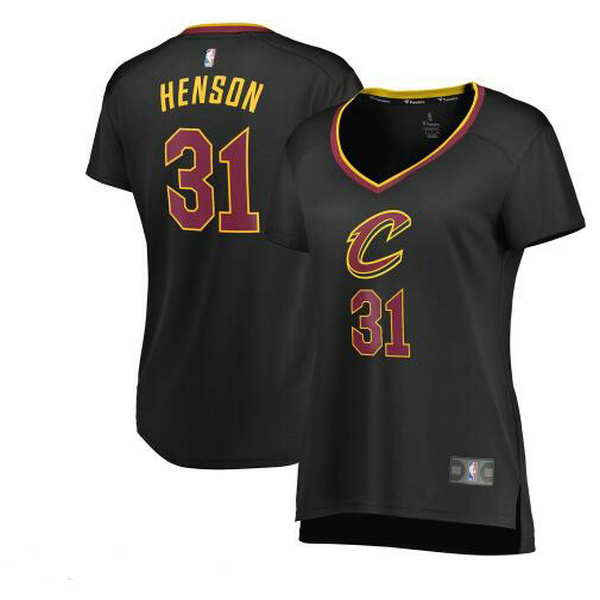 Camiseta baloncesto John Henson 31 statement edition Negro Cleveland Cavaliers Mujer