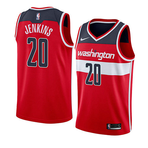 Camiseta baloncesto John Jenkins 20 Icon 2018 Rojo Washington Wizards Hombre