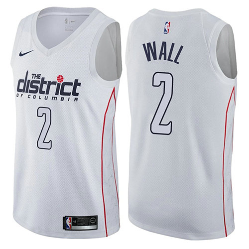 Camiseta baloncesto John Wall 2 Ciudad Blanco Washington Wizards Hombre