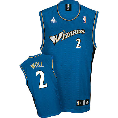 Camiseta baloncesto John Wall 2 Retro Azul Washington Wizards Hombre