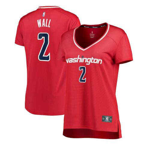Camiseta baloncesto John Wall 2 icon edition Rojo Washington Wizards Mujer