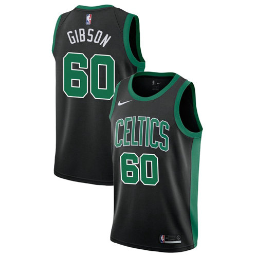 Camiseta baloncesto Jonathan Gibson 60 Statement 2017-18 Negro Boston Celtics Hombre