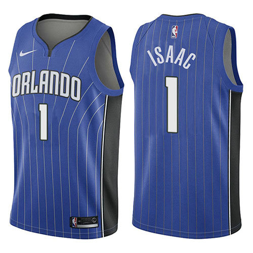 Camiseta baloncesto Jonathan Isaac 1 Icon 2017-18 Azul Orlando Magic Hombre