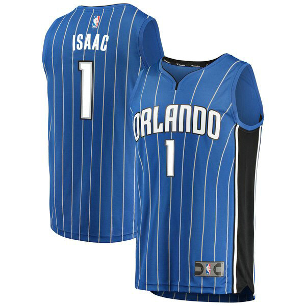Camiseta baloncesto Jonathan Isaac 1 Icon Edition Azul Orlando Magic Hombre