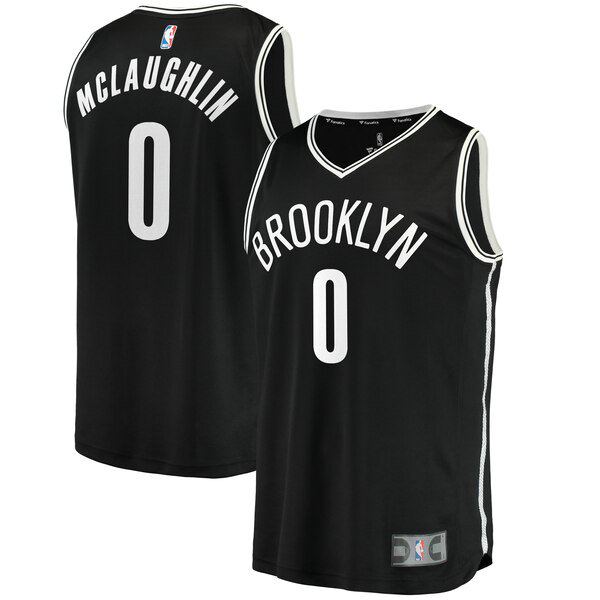 Camiseta baloncesto Jordan McLaughlinAl Horford 0 2019 Negro Brooklyn Nets Hombre