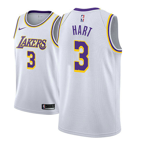 Camiseta baloncesto Josh Hart 3 Association 2018-19 Blanco Los Angeles Lakers Hombre