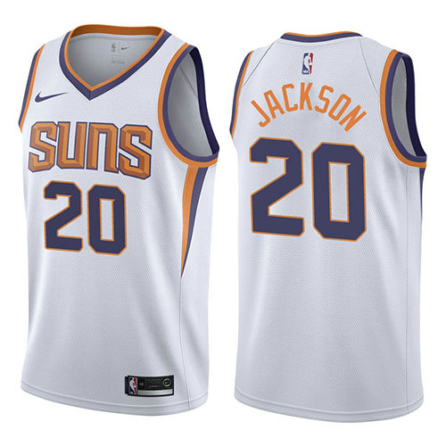 Camiseta baloncesto Josh Jackson 20 2017-18 Blanco Phoenix Suns Hombre