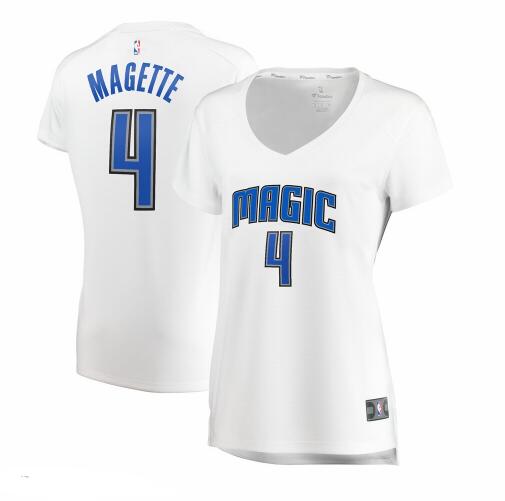 Camiseta baloncesto Josh Magette 4 association edition Blanco Orlando Magic Mujer