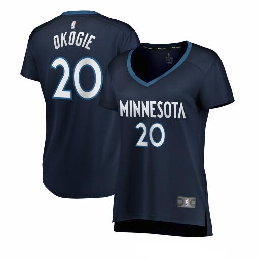 Camiseta baloncesto Josh Okogie 20 icon edition Armada Minnesota Timberwolves Mujer