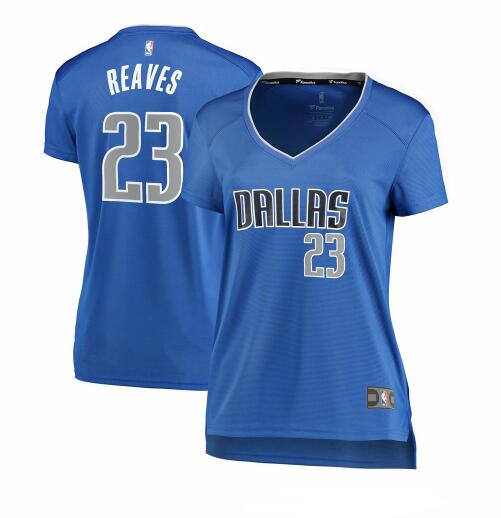 Camiseta baloncesto Josh Reaves 23 icon edition Azul Dallas Mavericks Mujer