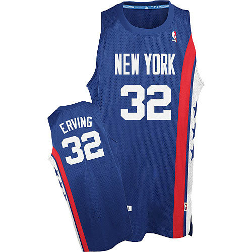 Camiseta baloncesto Julius Erving 32 Retro Azul Brooklyn Nets Hombre