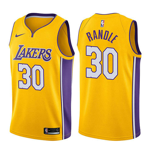 Camiseta baloncesto Julius Randle 30 Icon 2017-18 Oro Los Angeles Lakers Hombre