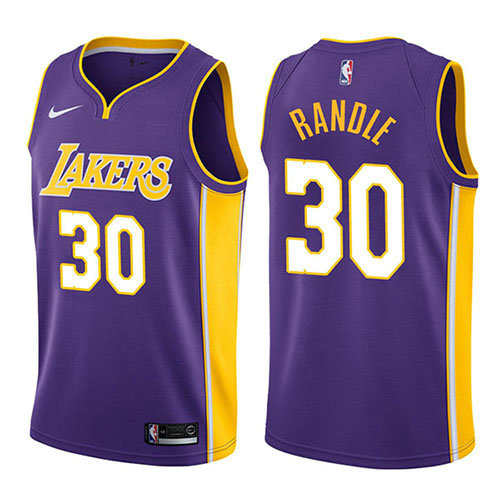Camiseta baloncesto Julius Randle 30 Statement 2017-18 P鐓pura Los Angeles Lakers Hombre
