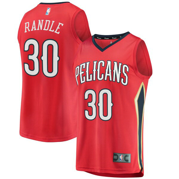 Camiseta baloncesto Julius Randle 30 Statement Edition Rojo New Orleans Pelicans Hombre