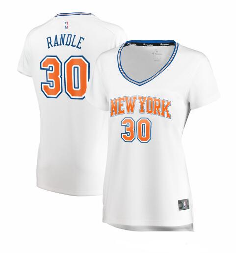Camiseta baloncesto Julius Randle 30 statement edition Blanco New York Knicks Mujer