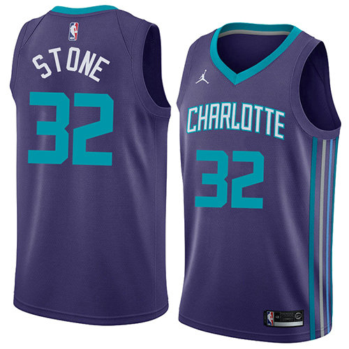 Camiseta baloncesto Julyan Stone 32 Statement 2018 P鐓pura Charlotte Hornets Hombre