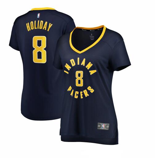 Camiseta baloncesto Justin Holiday 8 icon edition Armada Indiana Pacers Mujer