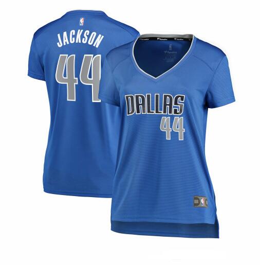 Camiseta baloncesto Justin Jackson 44 icon edition Azul Dallas Mavericks Mujer