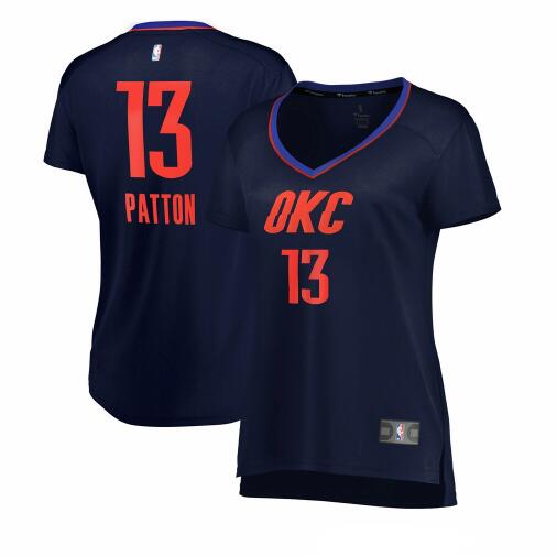 Camiseta baloncesto Justin Patton 13 statement edition Armada Oklahoma City Thunder Mujer