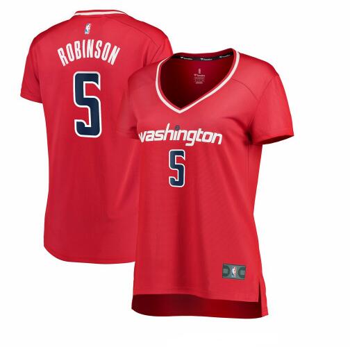 Camiseta baloncesto Justin Robinson 5 icon edition Rojo Washington Wizards Mujer