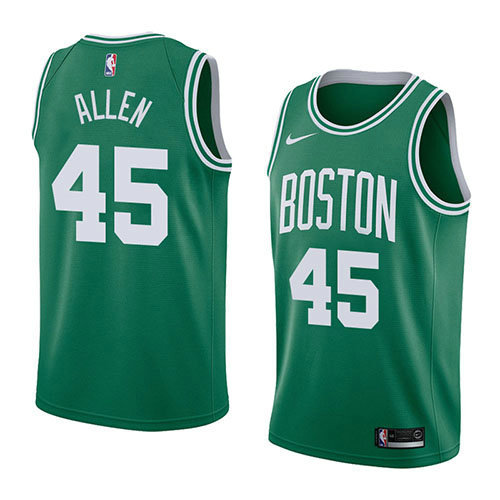 Camiseta baloncesto Kadeem Allen 45 Icon 2018 Verde Boston Celtics Hombre