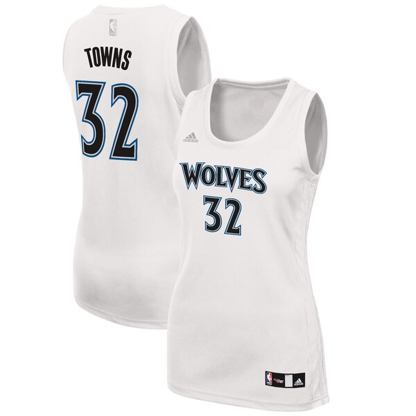 Camiseta baloncesto Karl-Anthony 32 Réplica Blanco Minnesota Timberwolves Mujer