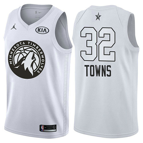 Camiseta baloncesto Karl-anthony Towns 32 Blanco All Star 2018 Hombre