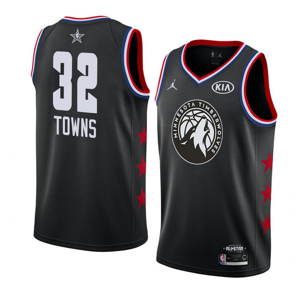 Camiseta baloncesto Karl Anthony Towns 32 Negro All Star 2019 Hombre