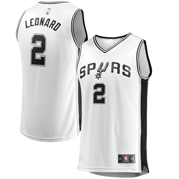 Camiseta baloncesto Kawhi Leonard 2 Association Edition Blanco San Antonio Spurs Hombre