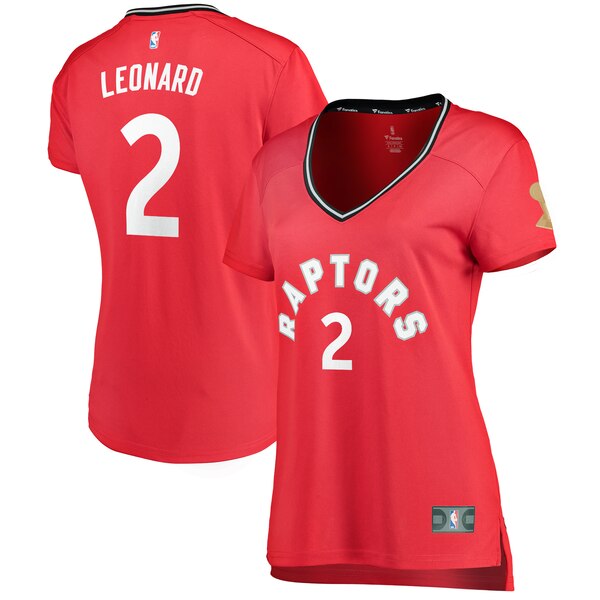 Camiseta baloncesto Kawhi Leonard 2 icon edition Rojo Toronto Raptors Mujer