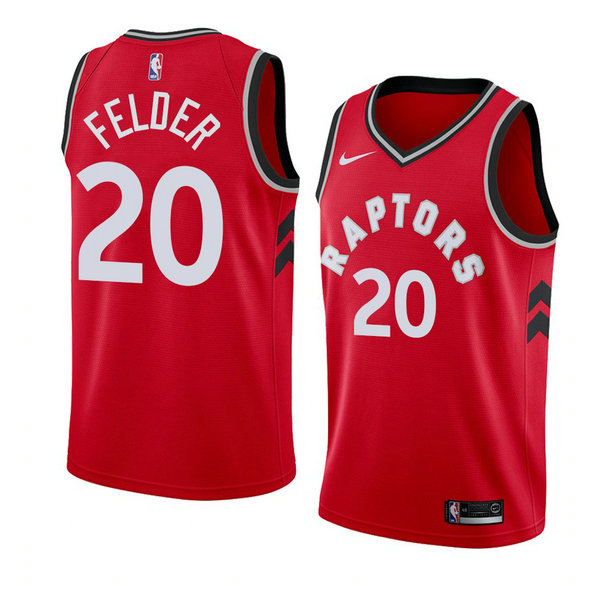 Camiseta baloncesto Kay Felder 20 Icon 2018 Rojo Toronto Raptors Hombre