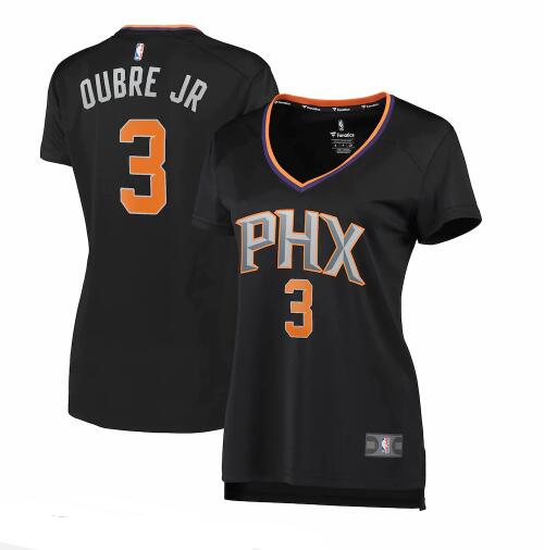 Camiseta baloncesto Kelly Oubre Jr 3 statement edition Negro Phoenix Suns Mujer